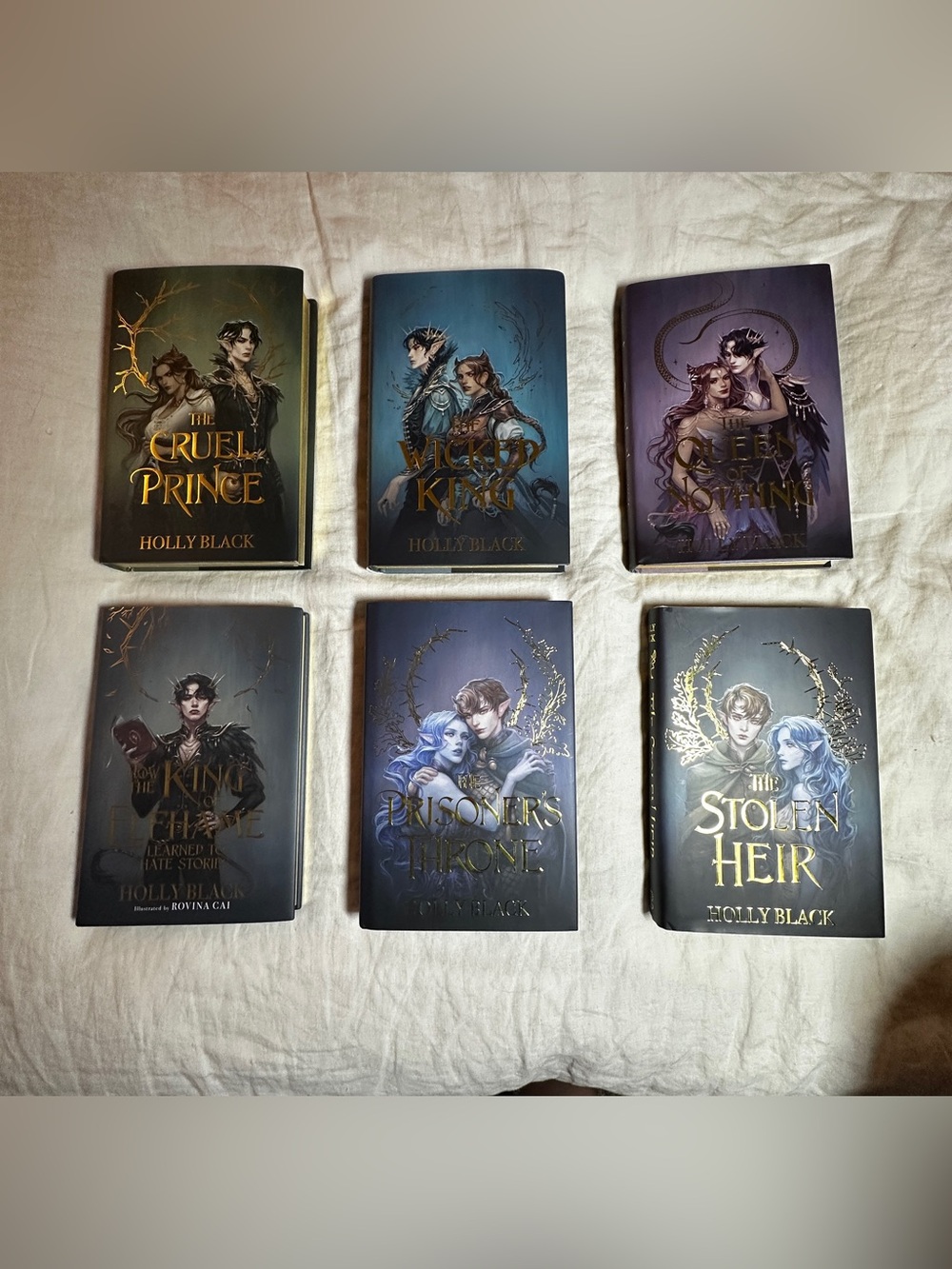 Fairyloot The Cruel Prince Complete Series and The Stolen Air Duology
